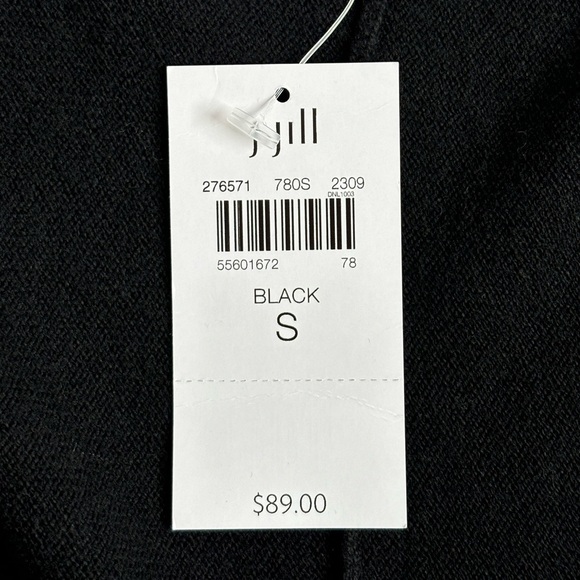 J Jill Seamed Wrap Long Sleeves Sweater Black Size Small - Picture 6 of 12